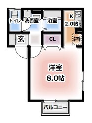 寝屋川市駅 徒歩5分 1階の物件間取画像